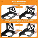 Adjustable Height Double Elevated Dog Bowls