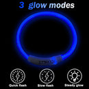 Dog Light up Collar LED Collar Sapphire Blue
