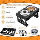 Adjustable Height Double Elevated Dog Bowls