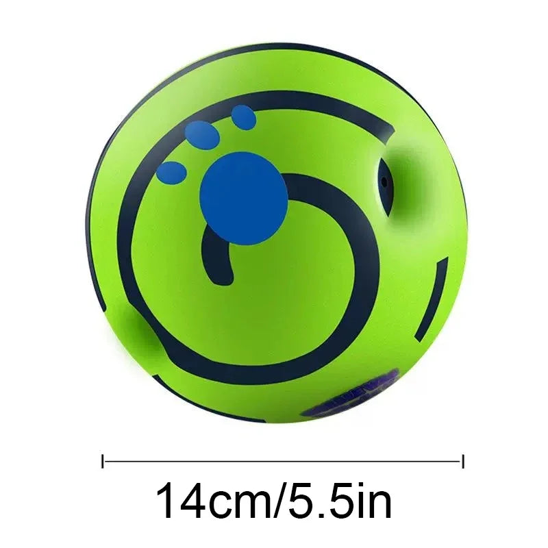 Interactive Dog Attention Toy Fun Giggle Sounds Ball 14Cm (175)