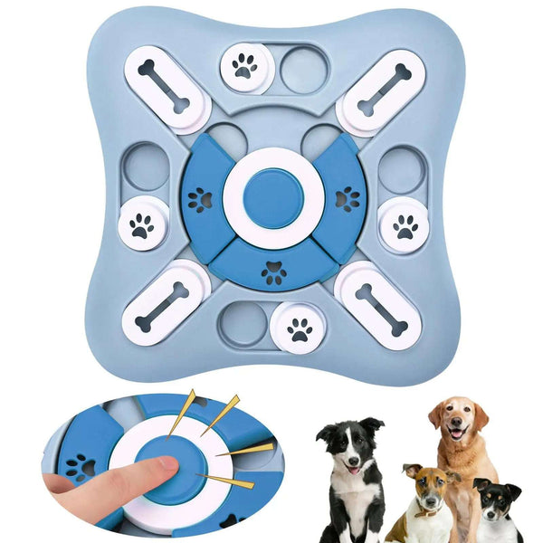 Interactive Increase Puppy IQ Food Dispenser Blue