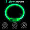 Dog Light up Collar LED Collar Emerald Green