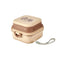 Portable Double Bowls Dog Feeder Kaki
