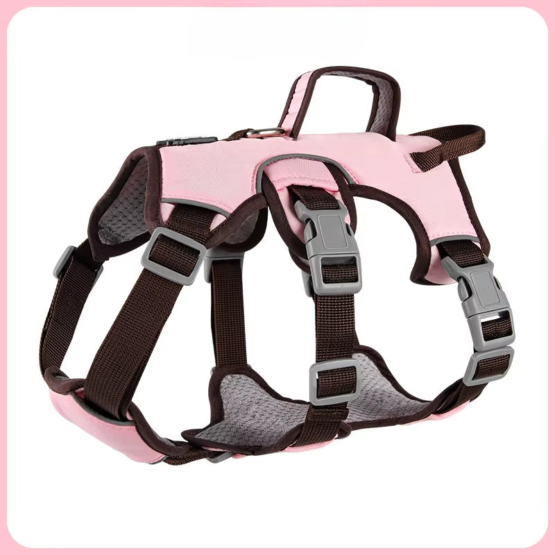 Explosion-Proof Big Dogs Harnesses Pink