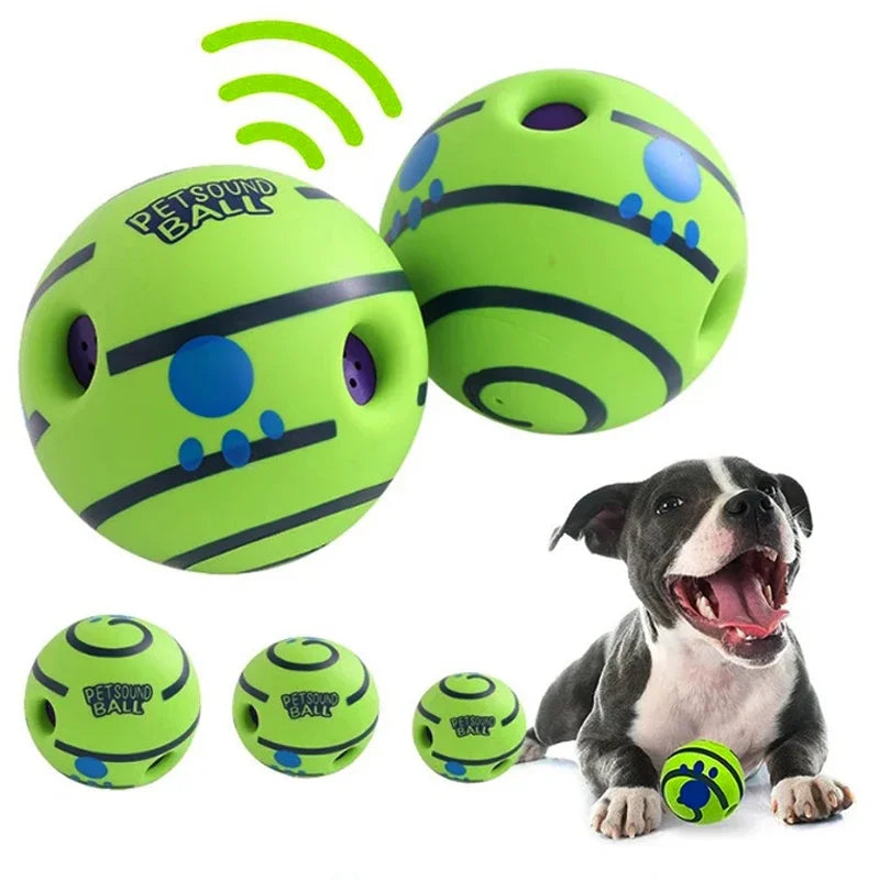 Interactive Dog Attention Toy Fun Giggle Sounds Ball