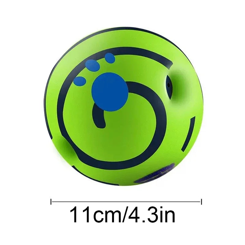 Interactive Dog Attention Toy Fun Giggle Sounds Ball 11Cm (193)