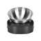Creative Inclined Stainless Steel Cat and Dog Feeding Bowls White