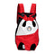 Adjustable Mesh Pet Backpack Red And White
